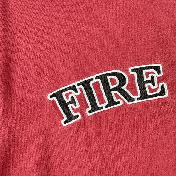 Avatar: The Last Airbender Fire Nation Dark Red Firebender T-Shirt L Color Block - Picture 9 of 9